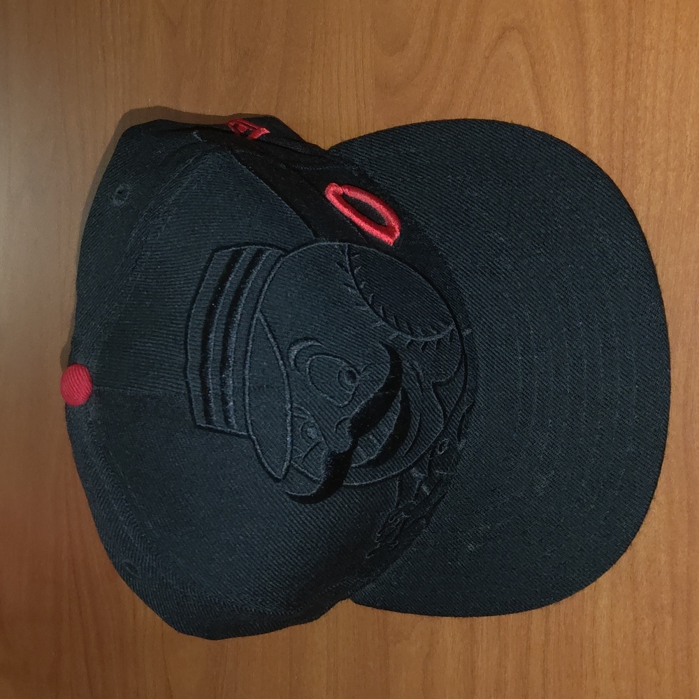 New Era 59FIFTY MLB Cincinnati Reds Mr. Red Mascot Fitted Wool Hat 7 3/8